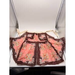 Vintage Sheer Handkerchief Hostess Apron